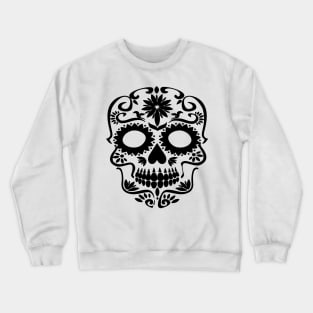 Black Sugar Skull Crewneck Sweatshirt